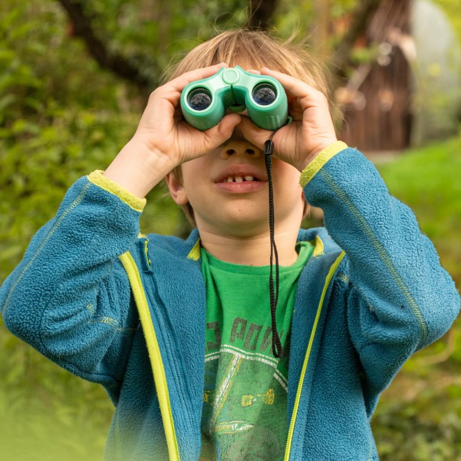 BRESSER Junior 6×21 children’s binoculars, green - Image 2